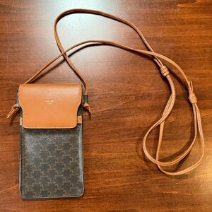 Celine Triomphe Crossbody Phone Pouch